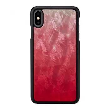 Mobiliojo telefono dėklas iKins, skirtas iPhone XS Max – rožinio ežero su juodais akcentais