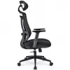 Biuro kėdė Sharkoon OfficePal C10 – juoda, ergonomiška, reguliuojamo aukščio