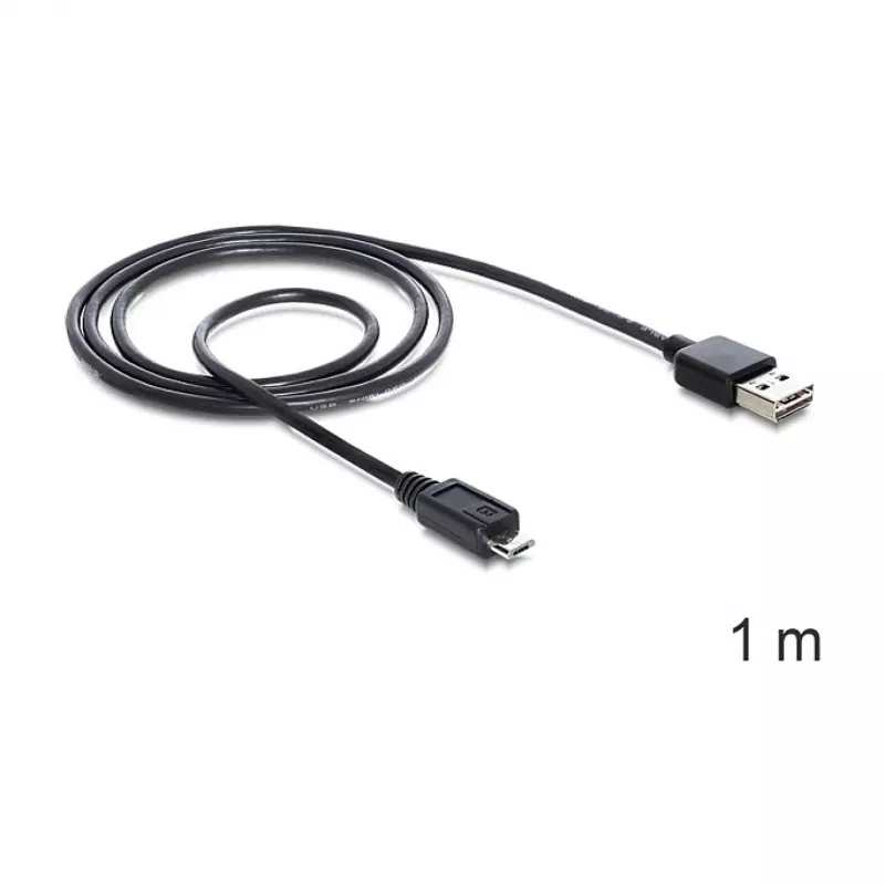 USB laidas DeLOCK EASY-USB 2.0-A USB 2.0 micro-B 1m