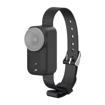 Silicinė juosta / gyvūno antkaklis Puluz, skirta DJI Osmo Nano (Juoda)