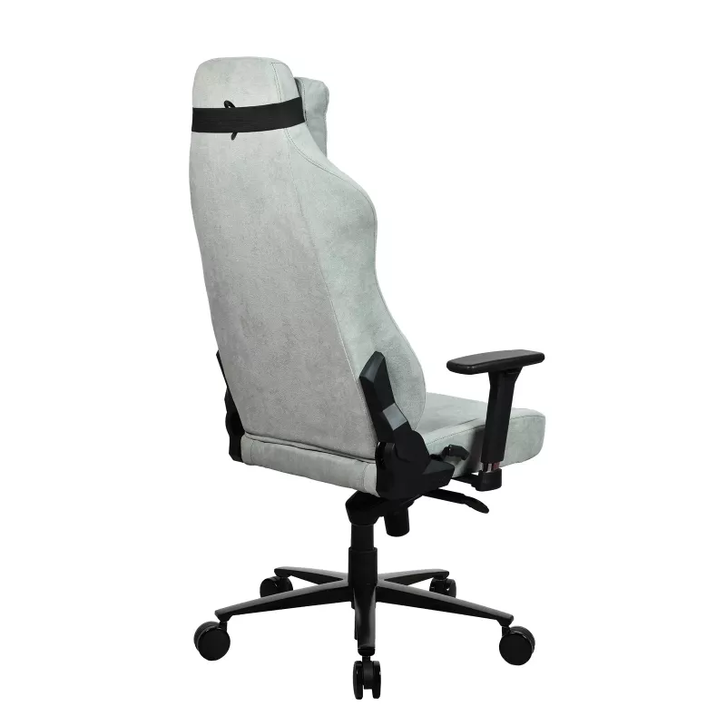 Žaidimų kėdė Arozzi Vernazza SoftFabric Pearl Green – ergonominė sėdynė su minkštu audiniu