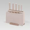 Peilių rinkinys su bloku ir pjaustymo lenta Maestro MR-1412-BEIGE Smėlio spalvos