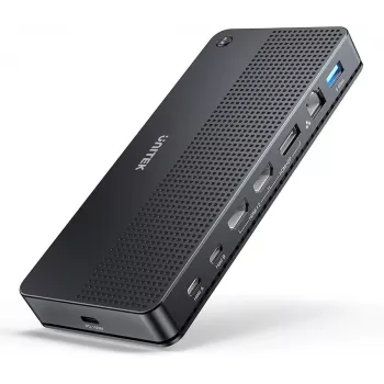 UNITEK D1103A01 USB4 dokų stotelė juoda, 100W Power Delivery
