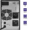 Nepertraukiamo maitinimo šaltinis QOLTEC 53981 Online 2kVA, 2000 VA