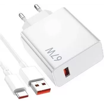 Kroviklis Xiaomi 40035 Smartphone Baltas AC Vidinis USB Type-C 1 Prievadas