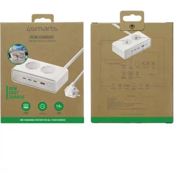 Įkroviklis 4smarts 540065 Universalus AC greitas įkrovimas 4 prievadai