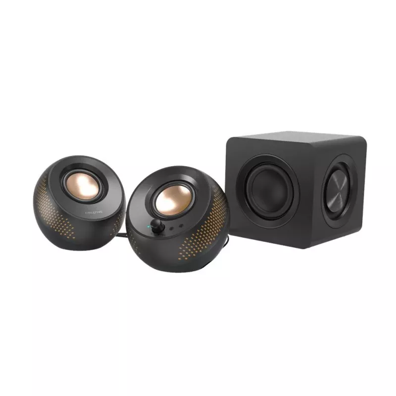 Creative Pebble X Plus garsiakalbių rinkinys 30 W Universalus Juodas 2.1 kanalai Bluetooth