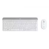 Belaidis klaviatūros ir pelės rinkinys Logitech Slim Wireless Combo MK470, 2,4 GHz, ispaniškas, baltas (920-009199)