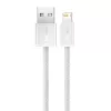 Baseus Dynamic laidas USB į Lightning, 2.4A, 2m (Baltas)