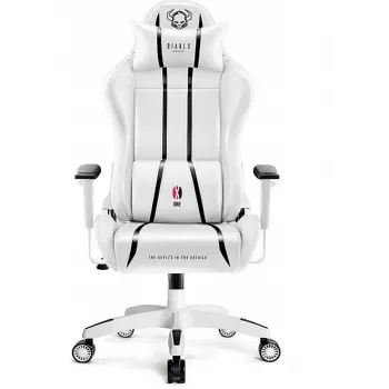Kėdė Diablo X-ONE 2.0 Normal gaming balta ir juoda