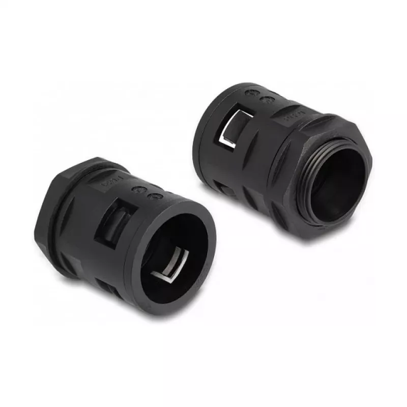 Kabelių apsauginis gofravamzdis DeLOCK 60466 Juoda 28,5 mm 2 m