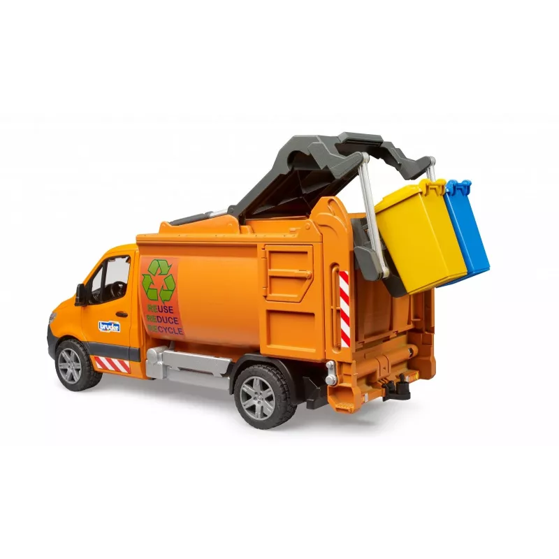 BRUDER MB Sprinter komunalinis šiukšliavežis BR-02682 – mastelio modelis