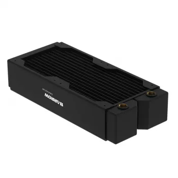 Radiatorius Hardware Labs Dabel-60d 240 mm — 240 mm ilgio, juodas