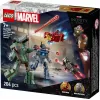 Konstrukcinis žaislas LEGO Marvel Super Heroes Geležinis žmogus ir Kariauninkas 76320, 204 detalės, 2 minifigūrėlės, 100 mm aukštis