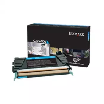Originalus Lexmark C746 C748 kasetė Cyan 7000 puslapių C746A3CG