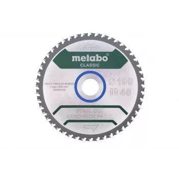 Pjūklo diskas Metabo FZ/FA 190 x 30 mm, 48 dantys, plieninis