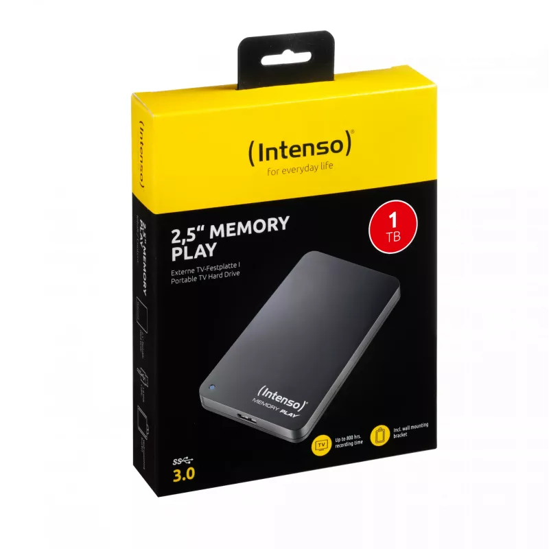 Išorinis kietasis diskas Intenso 1 TB USB 3.0 2,5 colio Memory Play