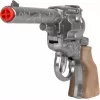 Žaislinis metalinis kaubojiškas revolveris Gonher 8 šūvių modelis 239842