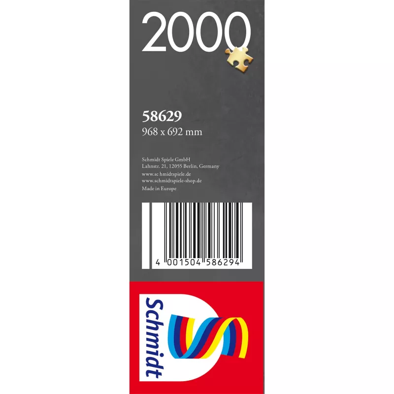 Dėlionė Schmidt Spiele 58629 – 2000 dalių, nuo 14 metų