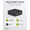 HDMI jungiklis Goobay 58485 1 įėjimas 1 išėjimas 52 mm x 49,5 mm x 22,5 mm