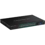 TRENDnet TI-RP262I - Pramoninis valdomas jungiklis - 24 x 10/100/1000 (PoE+) + 2 x SFP - montuojamas į stelažą