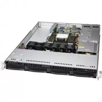 Serverinis barebone Supermicro CSE-815TQC4-R504WB3 1U juodas Intel/AMD