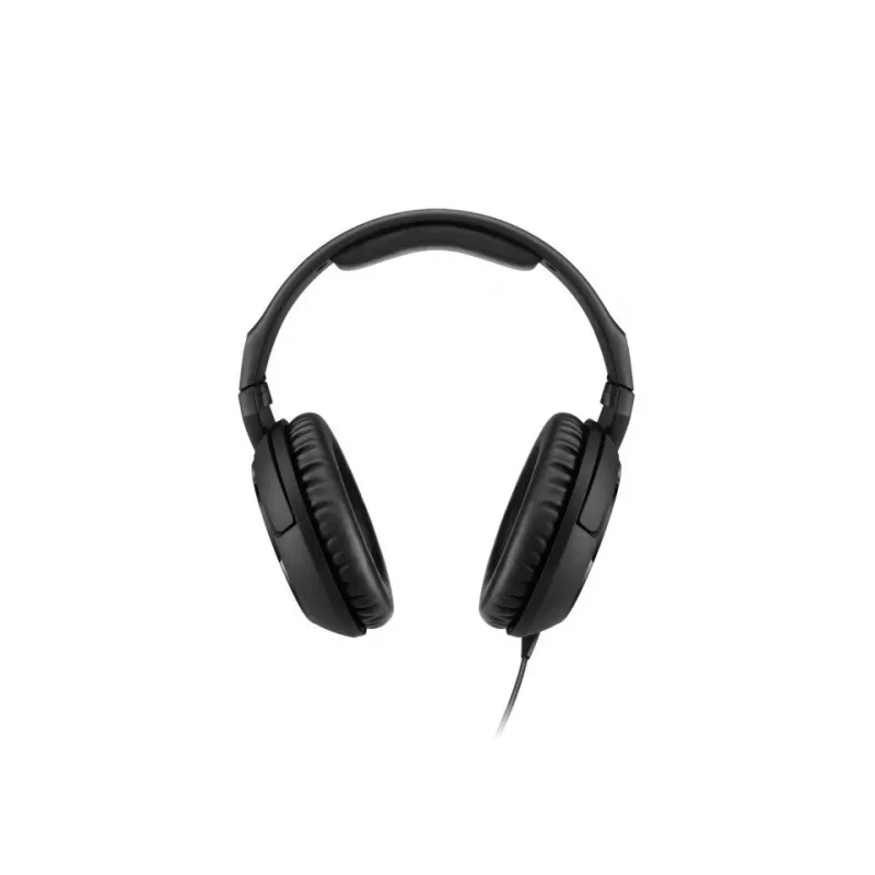 Laidinės studijinės ausinės Sennheiser HD 200 PRO – uždaros, apgaubiančios ausis, 32 Ω, 20–20000 Hz, 2 m laidas, 3,5 mm, juodos