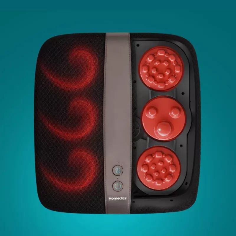 Pėdų masažuoklis HoMedics FM-TS12H-EU Shiatsu Deluxe su šildymu ir minkymu