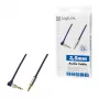 LOGILINK CA11300 LOGILINK - Garso kabelis 3,5 mm lizdas / lizdas 90 laipsnių 3 m Mėlyna