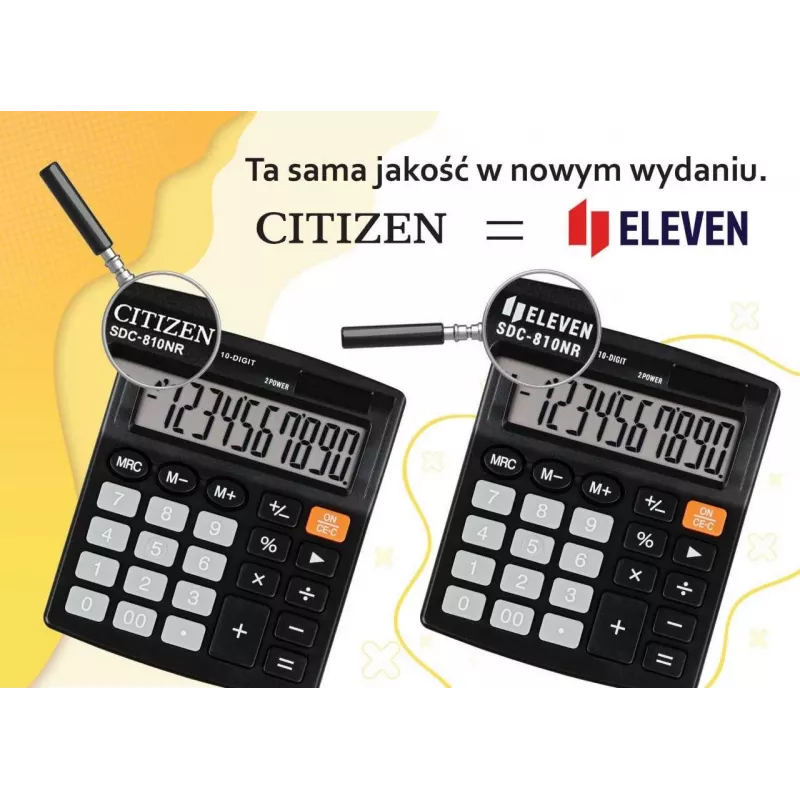 Skaičiuotuvas Eleven SDC-805NR, 8 skaitmenų, dvigubas maitinimas