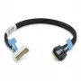 Super Micro Supermicro - SATA / SAS kabelis - Mini Cool Edge IO (MCIO) x8 tiesus į Slim SAS x8 tiesų - 45 cm - PCIe Gen5 (CBL-MCIO-1270S4T2)
