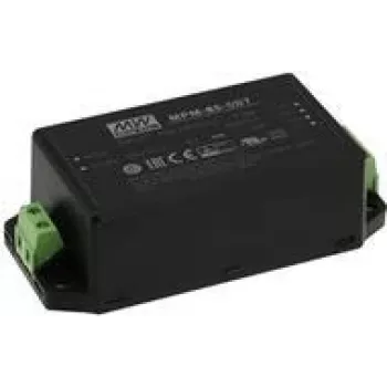 Maitinimo adapteris Mean Well MPM-65-5ST 65 W vidaus 80–264 V juodas, 2xMOPP, EN/UL 60601