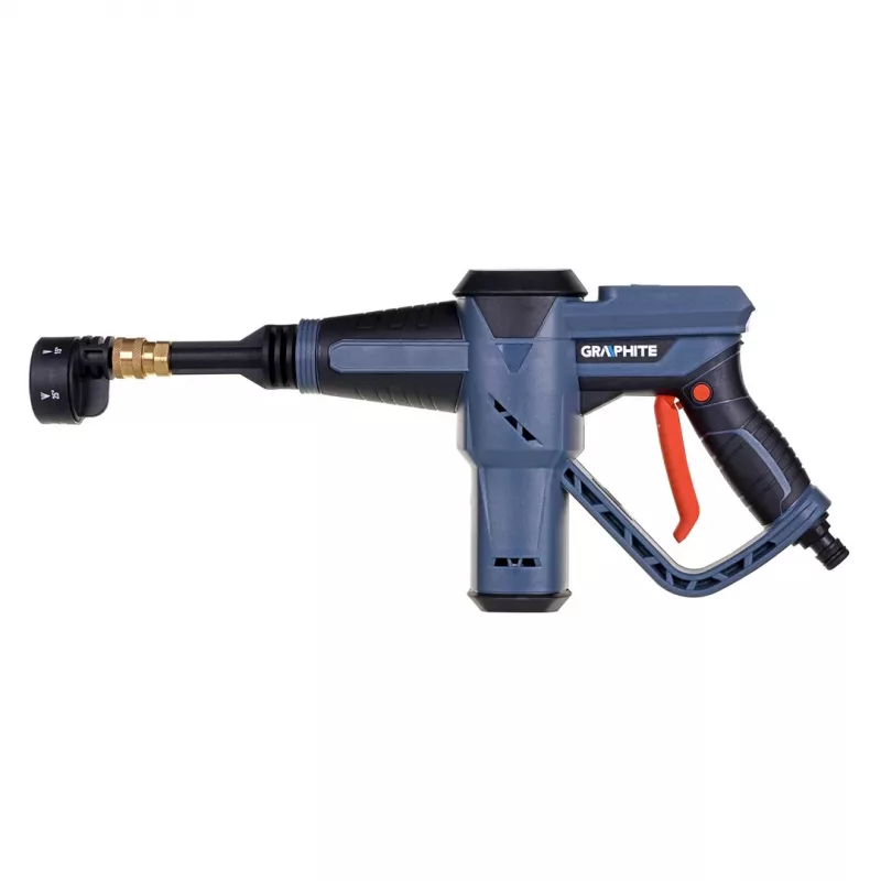 Graphite 58G083 slėginis plovimo aparatas Kompaktiškas Baterija 170 l/h Pilka