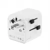 Keliaujantis maitinimo adapteris GEMBIRD TPA-EU1A1C20-01-W 20W, USB-A 18W + USB-C 20W, Schuko kištukas, įėjimas 100–250V