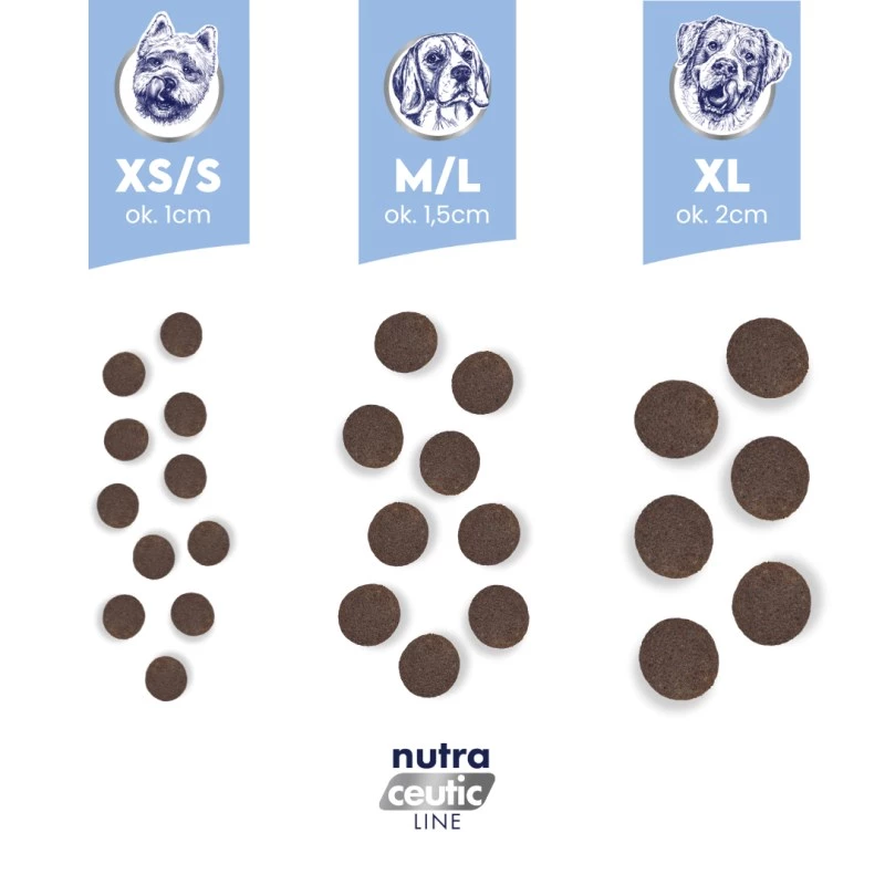 BALTICA Nutraceutic Hypoalergeninis Light L/XL Žuvis su ryžiais - sausas šunų ėdalas - 12kg