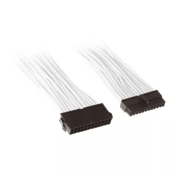 SilverStone PP07-MBW - Maitinimo ilginimo kabelis - ATX, 24 kontaktų (M) - ATX, 24 kontaktų (M) - 30 cm - Baltas (SST-PP07-MBW)