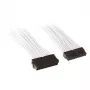 SilverStone PP07-MBW - Maitinimo ilginimo kabelis - ATX, 24 kontaktų (M) - ATX, 24 kontaktų (M) - 30 cm - Baltas (SST-PP07-MBW)
