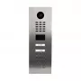 Vaizdo domofonas DoorBird D2102KV – nerūdijančio plieno lauko blokas, IP65, judesio daviklis 10 m, IR šviesos diodas, PoE (IEEE 802.3af), 10/100 Mbit/s, 131×383×49,6 mm