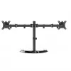 Gembird MS-D2ST-02 Monitorinis stovas (rotacija, pakreipimas, pasukimas), 13”–32”, juodas