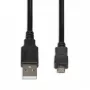 USB A – Micro-USB B laidas IBOX IKU2M18 1,8 m USB 2.0, juodas, 2 A