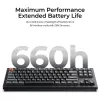 Mechaninė klaviatūra Keychron V3 Ultra 8K – laidinė ir Bluetooth, QWERTY išdėstymas, RGB LED, juoda