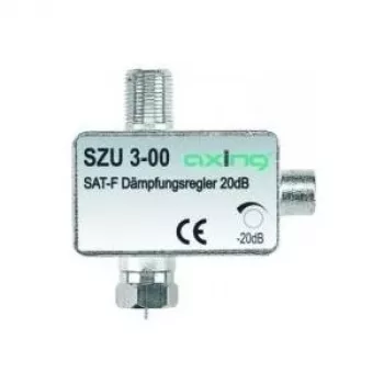 axing SZU 3-00 0,0001–2,4 GHz 20 dB sidabrinis F-moteris/F-patinis aliuminis