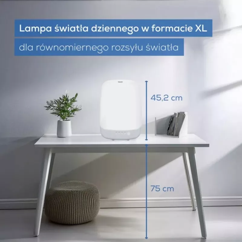 Dienos šviesos lempa Beurer TL85 10000 liuksų reguliuojamas ryškumas, modelis 608.42