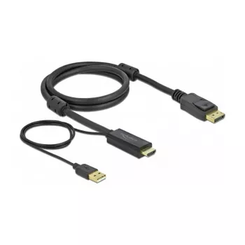 HDMI į DisplayPort kabelis DeLOCK 85963 4K 30 Hz 1 m