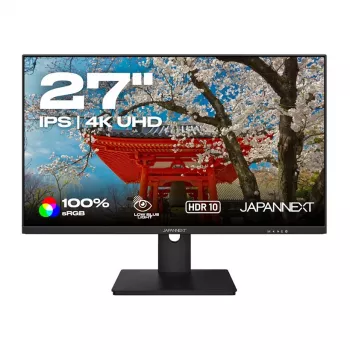 JAPANNEXT JN-IPS270UHD60F 27 colių 4K UHD IPS monitorius su HDMI/DP