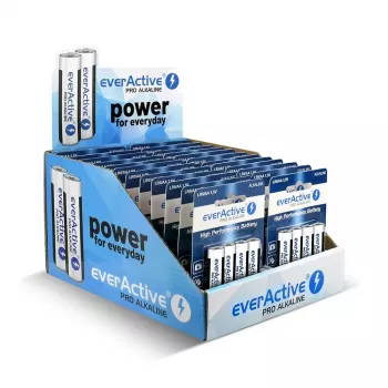 Šarminės baterijos everActive LR64BLPADIS — 96 vnt., AA dydis