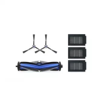 Priedų rinkinys Ecovacs DKT060202 robotiniam dulkių siurbliui – 6 vienetai, juoda/mėlyna/pilka