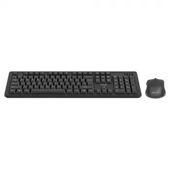 Savio KB-03 klaviatūros ir pelės rinkinys, laidas, USB, QWERTY JAV anglų, juoda