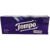 Tempo Classic 4 sluoksnių kišeninės servetėlės, baltos, 15 x 10 lapelių