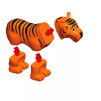 Popular Playthings Magnetiniai gyvūnėliai Mix or Match, įvairiaspalviai